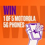 Win 1 of 50 (10 Per Day 5xIG/5xFB) Motorola G62 GY 5G Mobile Phones from amaysim [Existing Customers]