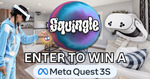 Win a Meta Quest 3S + Squingle Game Key, a PR Box + Game Key or a Squingle Hat, Key Chain + Game Key from VRAL Games