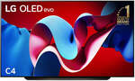 One day only: LG OLED C4 TV (2024) 83" OLED83C4PSA: $6995 + further 15% off using JB Hifi Perks Coupon = $5,945.75 @ JB Hi-Fi