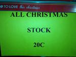 Xmas Stock All 20 Cents. Kmart Stanhope Gardens