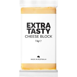 White Label Extra Tasty Cheese Block 1kg $9.30 @ Woolworths
