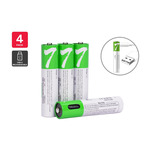 [First] USB Rechargeable Lithium-Ion AAA Batteries (4 Pack) $11.99 Delivered @ Kogan