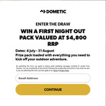 Win a Camping Prize Pack Valued at $4,800 Inc. CFX5 55 Fridge/Freezer + Santorini Tent 2x4 from Dometic