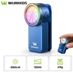 Wurkkos HD03 Clip Flashlight (620lm, Spotlight/Floodlight, RGB, USB-C) US$13.84 (~A$20.79) Shipped @ Wurkkos Official AliExpress