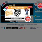 Domino's Triple Plus Deal - $25.95
