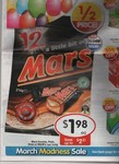 Mars Funsize, Pods, Dove or M&M's 140/216g $1.98 (1/2 Price) @ Supa IGA.11th March