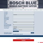 Free Bosch Professional 18v 4.0amp Battery Promo with Purchase of Blue Pro Combo