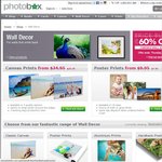 PhotoBox.com.au SALE: up to 60% off Canvas, Wall Decor and Posters. Ends Midnight Thursday