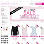 Peter Alexander Mid Season Sale + Further 15% off Today Only 17th October 2013