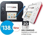 Nintendo 2DS Console $138 @ BigW 