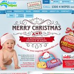 Aussie Wipes Free Shipping All Orders until NY Eve