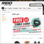 FREE Bike Lock ($13 Value) No Catches, No Purchase, Just Collect at Reid Cycles
