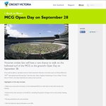 VIC - MCG Open Day (Free) - 28 Sept