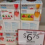 Sodastream Caps - Naturals OR Classics (Makes 8L) - $5 @ Target Ballarat VIC