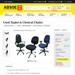 Admin Office Chairs (Used) from $10 – Showroom Deal Only @ ABSOE West End Brisbane