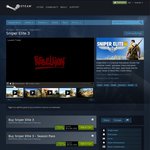 Sniper Elite III USD $14.99 (70% off) on Steam