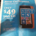 Nokia Lumia 530 (Telstra Prepaid) $49 at Big W (in store only)