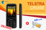 Unlocked Telstra Cruise Pre-Paid Mobile Phone + $10 Credit SIM Card, $29.98+ $7.98 P&H @ Ozstock