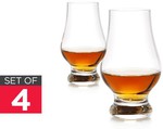 Kogan - Ovela Set of 4 Crystal Whisky Glasses $16 Delivered (Same as a Glencairn)