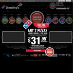 [QLD] Domino's Pizza - 25% off When You Order Online