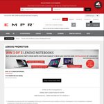 Win 1 of 3 Lenovo Notebooks. Buy Any Lenovo Parts from EMPR Australia