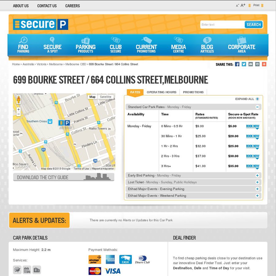 10 Early Bird Parking Melbourne Docklands Via Secure Parking OzBargain book-early-bird-parking-melbourne-cbd-casual-parking-melbourne-cbd