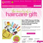Priceline: Spend over $40 on Participanting Haircare Brands to get Free Good Bag