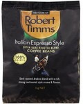 Coles - Robert Timms 1kg Espresso Beans - $10.29