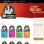 Geronimo Jerky 50% off 40g Bags $6 down to $3. Postage $8.25+ (10 Bags)