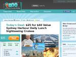 $25 for $40 Value Sydney Harbour Daily Lunch Sightseeing Cruises