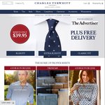 Charles Tyrwhitt Shirts for $39.95 & Free Shipping