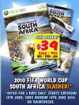 JB Hi-Fi 2010 World Cup $39 X360 / PS3, $24 Wii / PSP (3 Days Only)