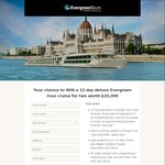 Win a 15 Day Deluxe Evergreen River Cruise for Two Worth $20,000