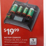 NiMH & NiCd Smart Battery Charger $19.99 @ALDI Starts Saturday 17th December