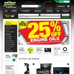25% off Batteries, Engine Oils and Rhino Roofracks @ Autobarn 1st & 2nd April