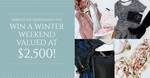 Win a Winter Weekend Package for 2 Worth $2,800 from AMP Capital [NSW/QLD]