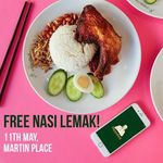 Free Nasi Lemak from Papparich @ Martin Place NSW [11th May 2017, 11:30am - 2:30pm], 800 Serves (App Download Required)