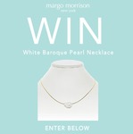 Win a White Baroque Pearl Necklace from Margo Morrison NY