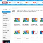 20% off Gift Cards @ Lowes Online