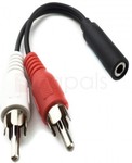 3.5mm Female to 2-RCA Male Audio Cable US $0.3 (~AU $0.39) Delivered @ Zapals