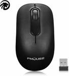 FMOUSE 2.4GHz Wireless Ergonomic Design Mouse  -  BLACK $2.99 USD ($3.98 AUD) Shipped @ GearBest
