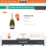 Yellow Tail Bubbles for $10 (Free Via $10 Samsung Pay Voucher) @ BWS