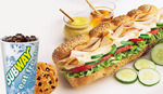 $5 for a Footlong Meal Deal at Subway South Melbourne. Value $12.60.