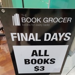 [VIC] All Books $3 @ The Book Grocer (Spencer Street Outlet)