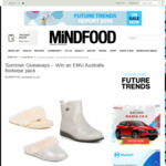 Win Three Pairs of EMU Footwear Worth $289.85 from MiNDFOOD