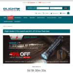 OLight Seeker 2 Pro Torch 3200 Lumen with Extra Dock 40% off $143.94 (Was $239.90) Delivered @ OLight Store