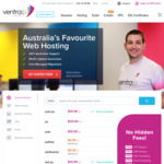 One Year Domain Name Registration (.com.au, .net.au, .uk, and More) $1.05 @ VentraIP Australia
