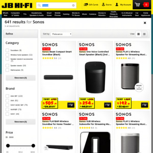 sonos play 1 jb hi fi
