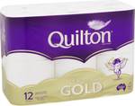 Quilton Gold Toilet Paper 12 Pack $5.50 ($0.46 Per Roll) @ Woolworths
