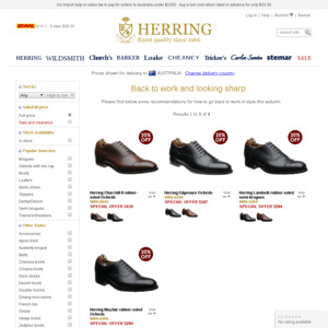 herring shoes discount code